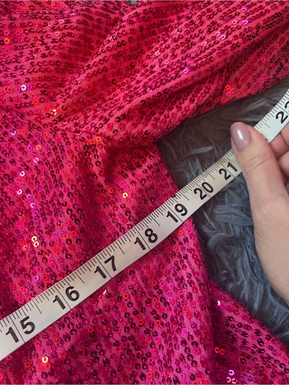 Judith March Be Mine Women's Pink Sequin Blazer Jacket Size M - Picture 3 of 6